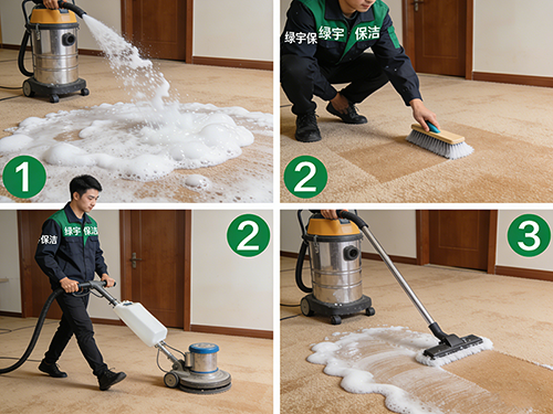 地毯清洗步骤