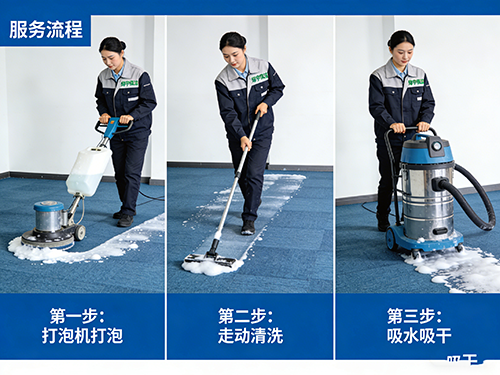 地毯清洗流程