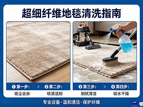 超细纤维地毯清洗