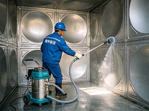 食品厂水箱清洗