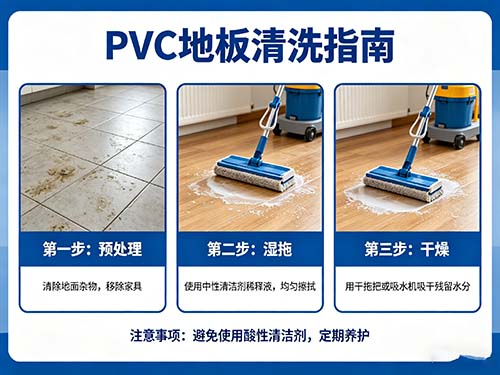 PVC地板清洗