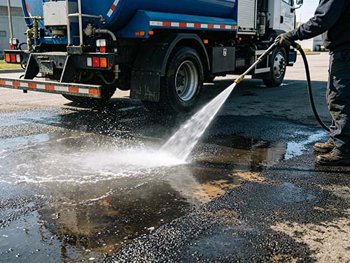 沥青地面清洗