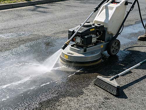 沥青地面清洗