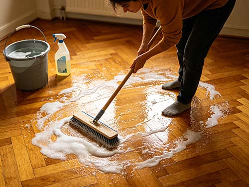 木地板清洗