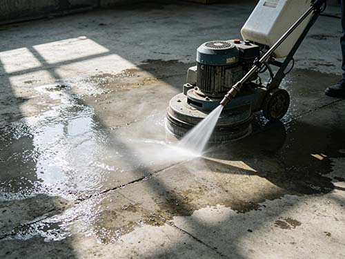 水泥地面清洗