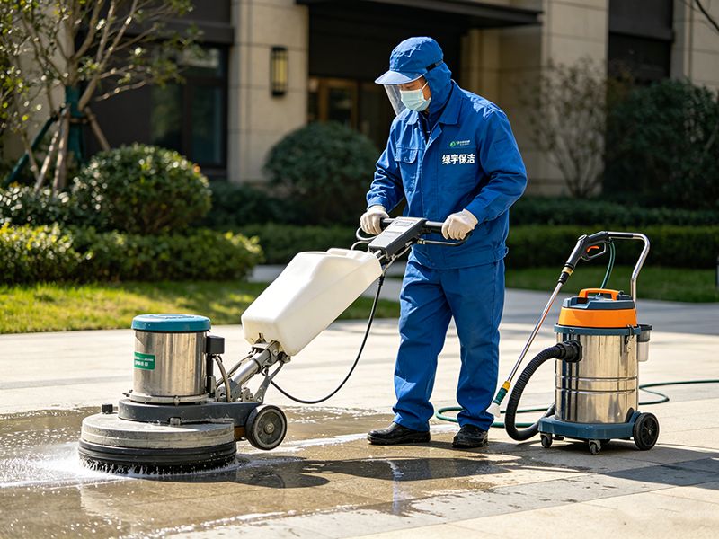 地面清洗步骤